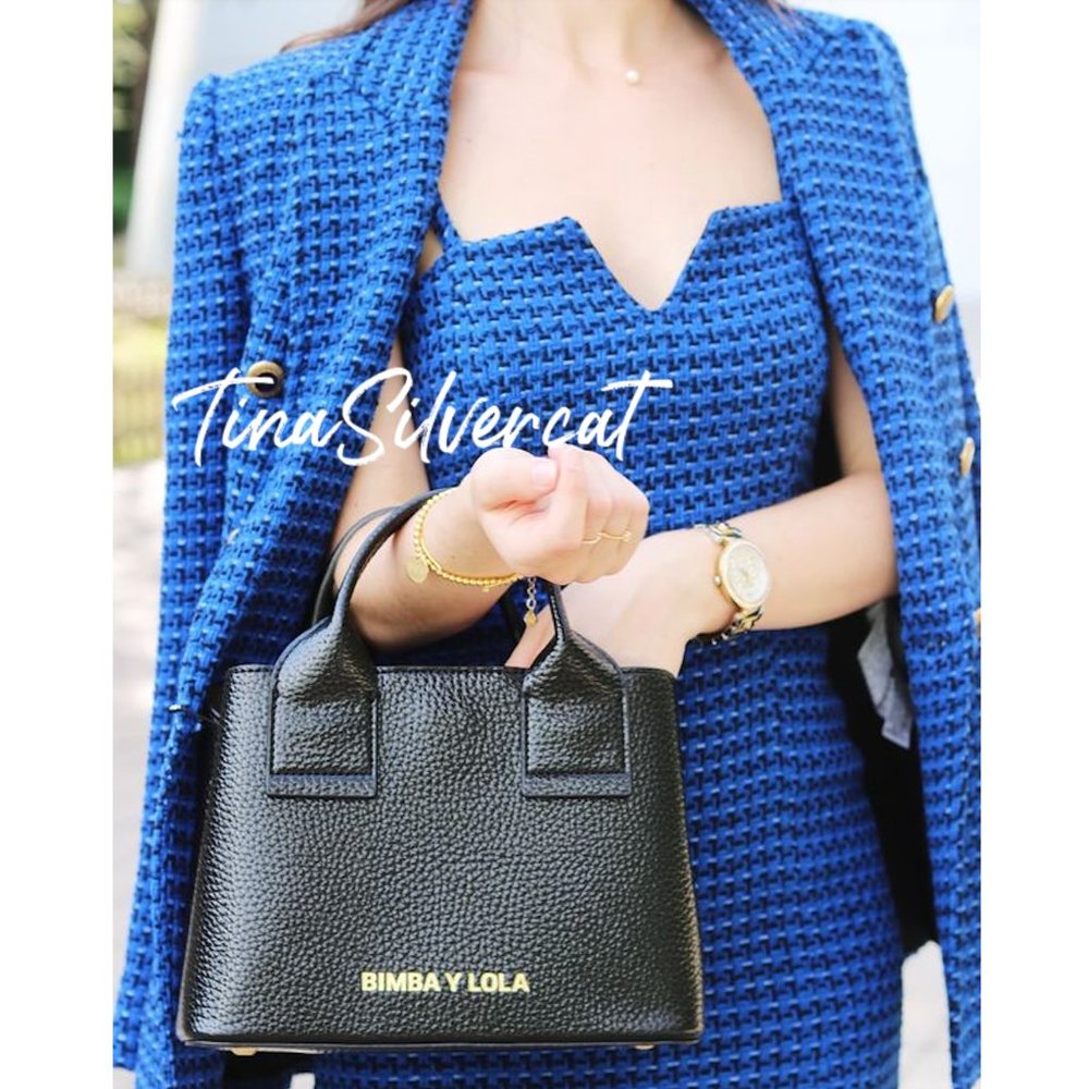 BLOGGER'S FAVE! Zara Textured Weave Mini Dress Blue Sz XS, M, L NWT - Picture 11 of 16